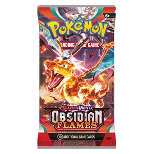 Obsidian Flammen Sleeved Booster (englisch)