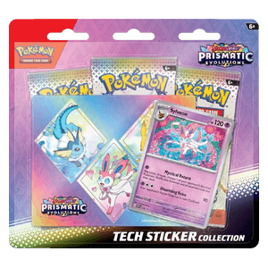 Prismatic Evolutions Tech Sticker Blister (englisch)
