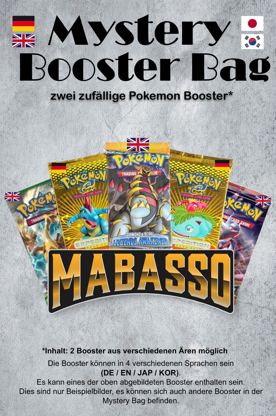 Mabasso Mystery Booster Bags
