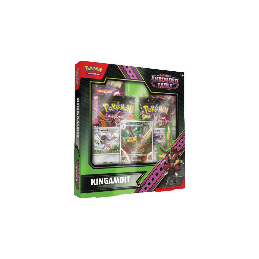 Scarlet & Violet Shrouded Fable Illustration Collection Kingambit ex