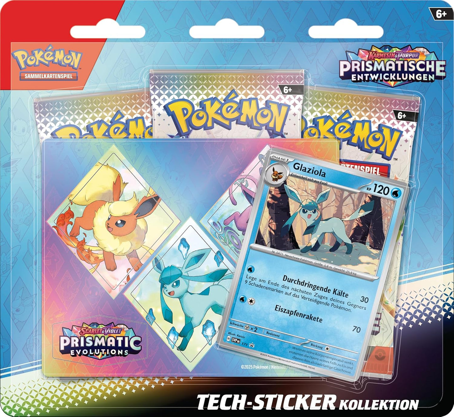 Prismatische Entwicklung Glaziola Tech Sticker Blister