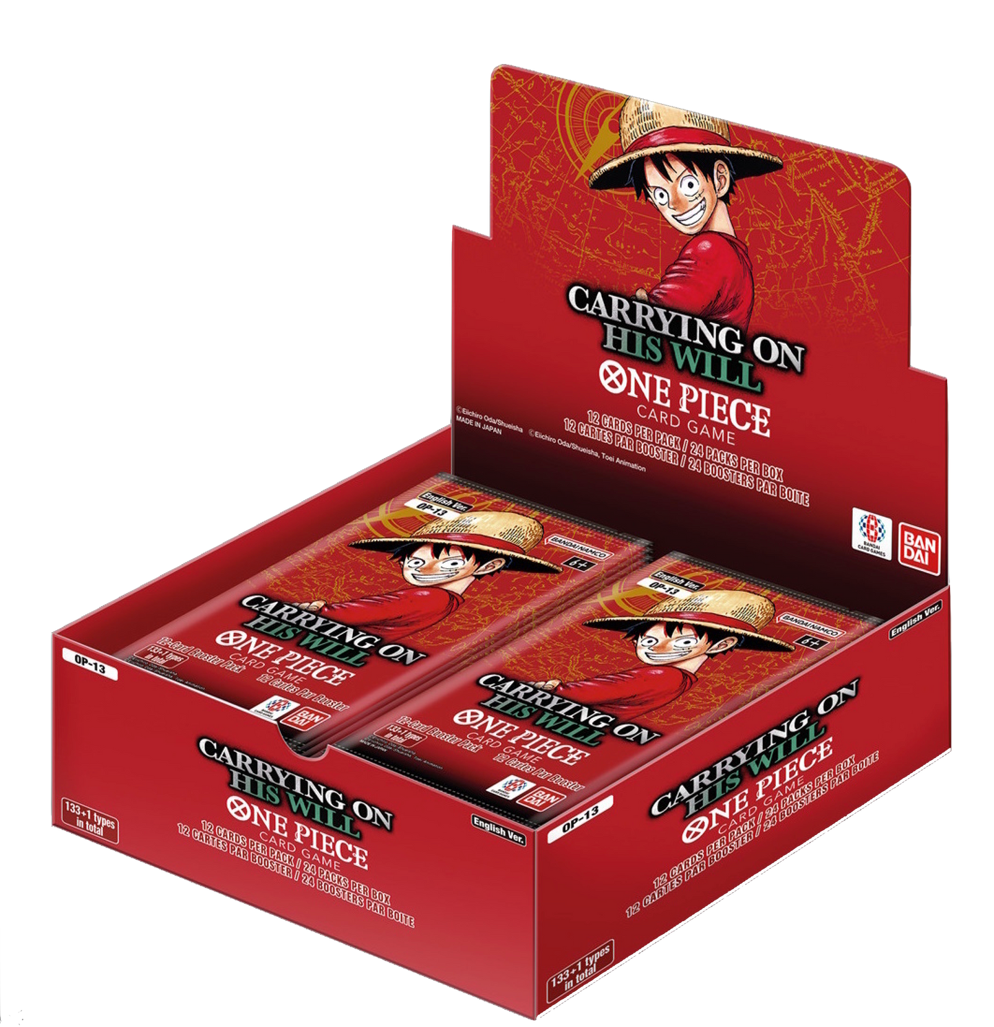 One Piece Card Game - Carrying on his Will Booster Display [OP-13] - Englisch