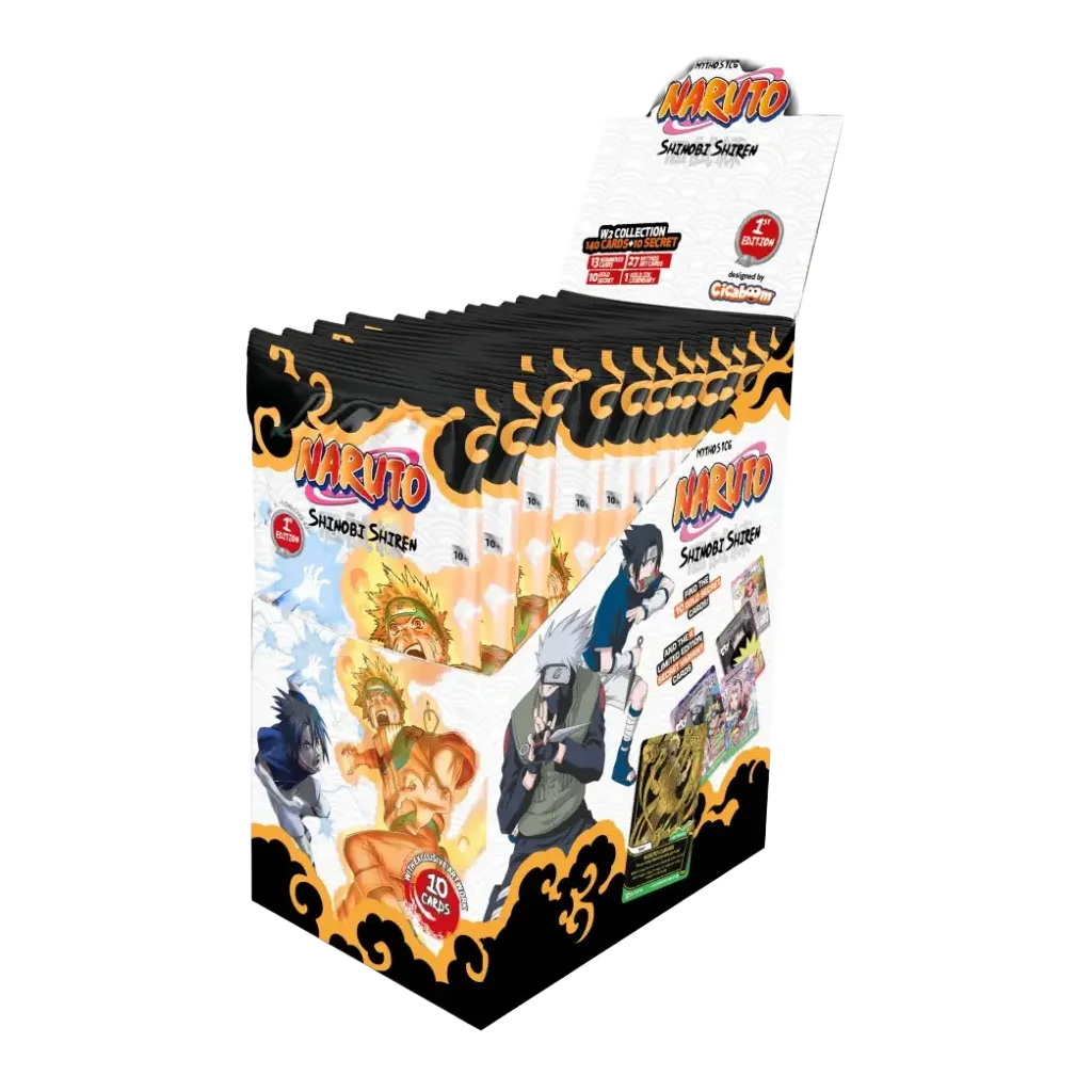 Naruto Mythos TCG - Shinobi Shiren Set 2 Display 1st Edition