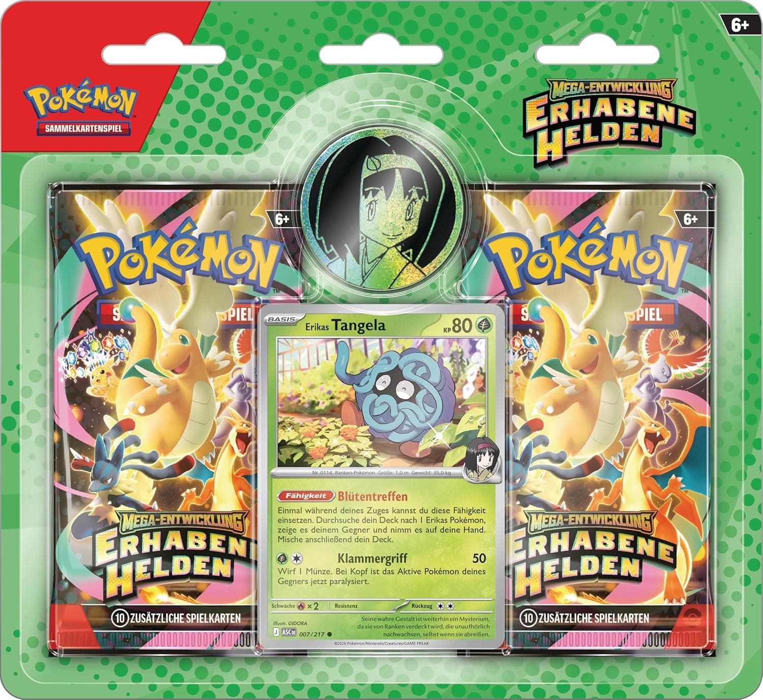 Erhabene Helden Tangela 2-Pack Blister