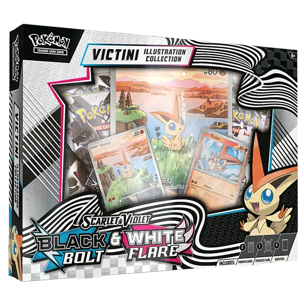 [EN] Pokémon - Black Bolt & White Flare: Unova Victini Illustatrion Collection