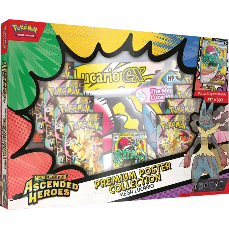 [EN] Ascended Heroes -  Lucario EX Poster Collection