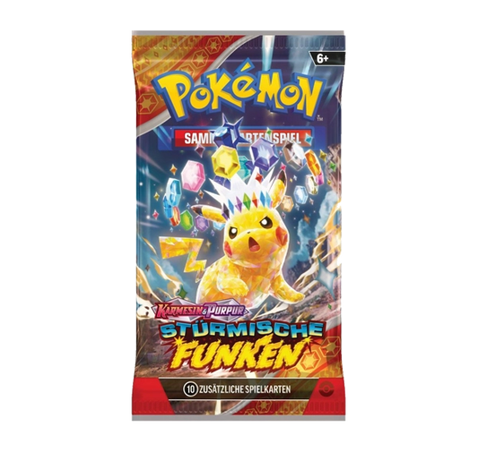[DE] Pokémon - Karmesin & Purpur - Stürmische Funken - Booster
