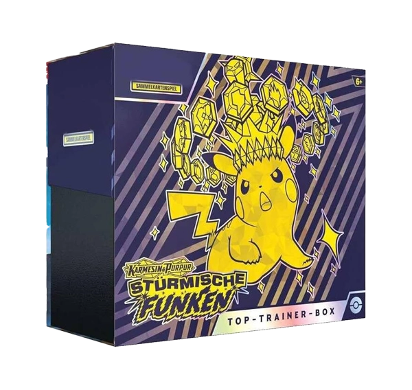 [DE] Pokémon - Karmesin & Purpur - Stürmische Funken - Top Trainer Box