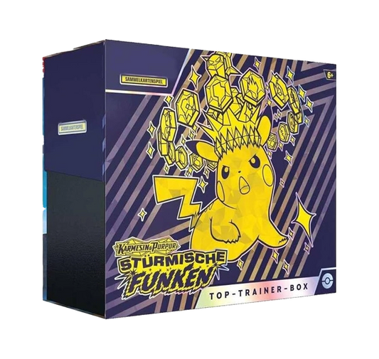 [DE] Pokémon - Karmesin & Purpur - Stürmische Funken - Top Trainer Box