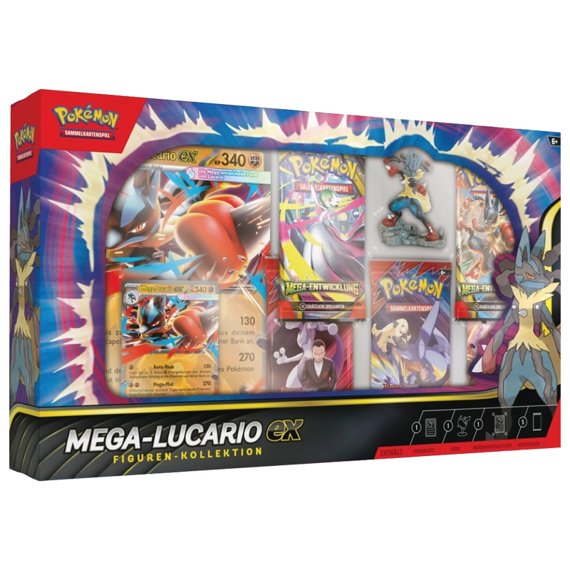 [DE] Pokémon - Mega-Lucario EX - Figuren Kollektion