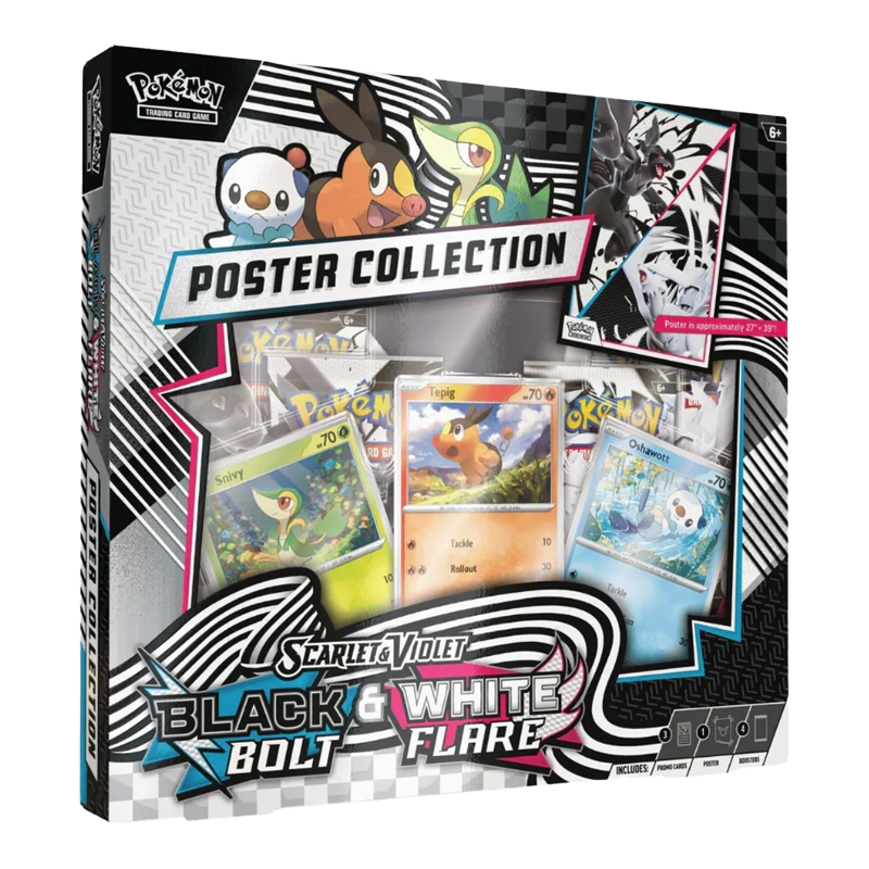 [EN] Pokémon - Black Bolt - White Flare: Unova Poster Collection