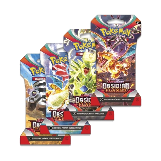 [EN] Pokémon - Scarlet & Violet - Obsidian Flames - Sleeved Booster