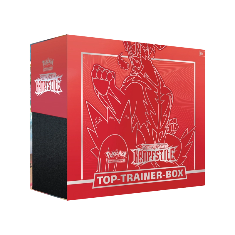 [DE] Pokémon - Schwert & Schild - Kampfstile - Top Trainer Box (Rot)