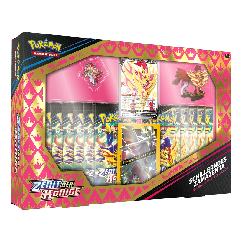 [DE] Pokémon - Zenit der Könige - Schillerndes Zamazenta - Premium Figuren Kollektion